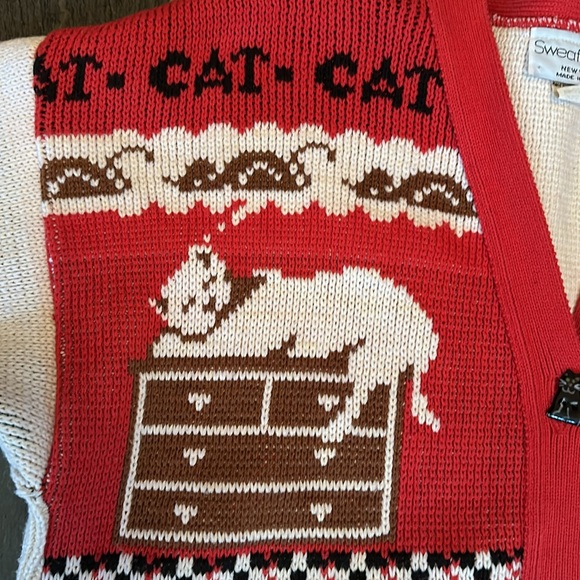 πββ¬ Amazing Vintage Sweater Loft Cat Sweater πββ¬ - Picture 2 of 10